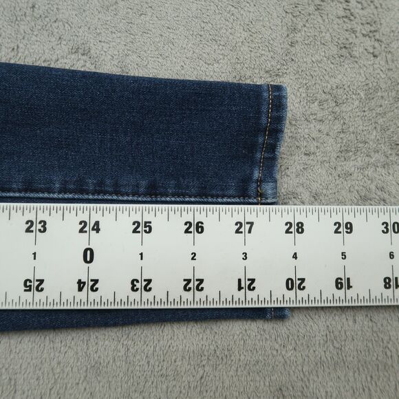 American Eagle Jeans Women's Size 8R Blue Super High-Rise Jegging 28" Inseam - Picture 4 of 16